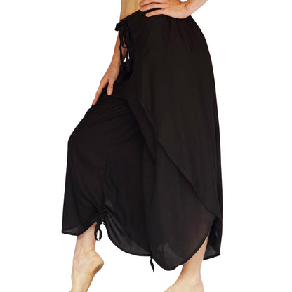 Split Pants Hitch Up - Black