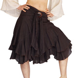 'Willow' Pirate Steampunk Skirt - Brown