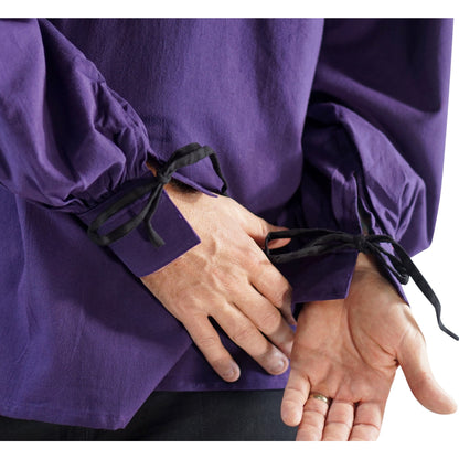 'Merchant' Renaissance Pirate Shirt - Purple - zootzu