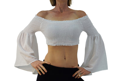 Pixie Shirt Blouse - White