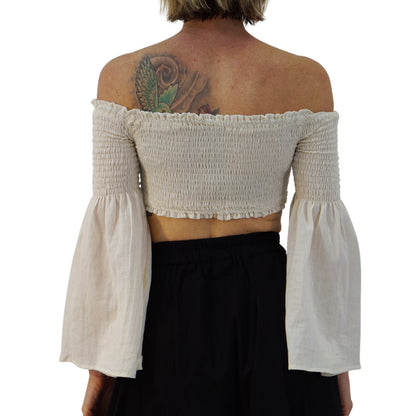 Pixie Shirt Blouse - Cream