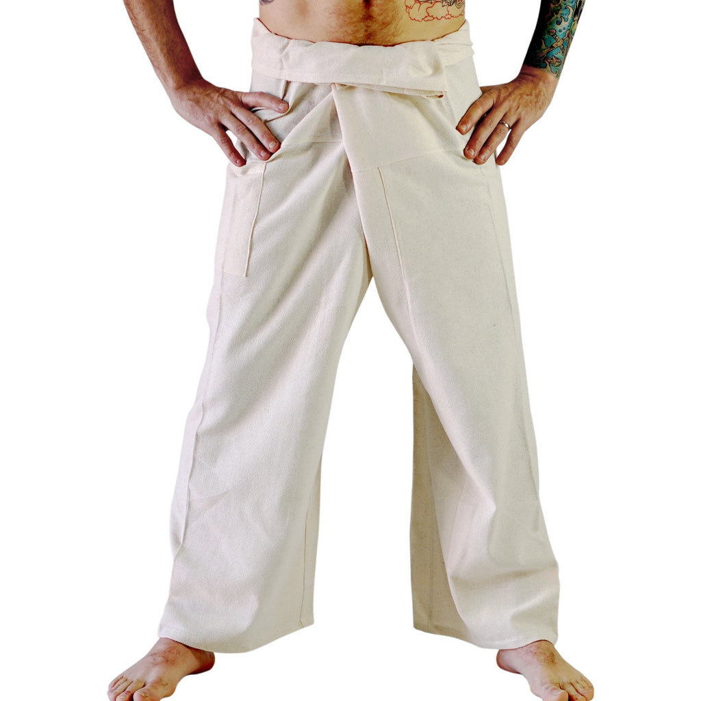 Thai Fisherman Pants' - Cream