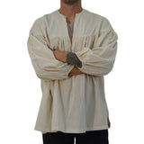 'Poet' Renaissance Shirt - Cream
