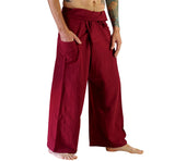 Thai Fisherman Pants - Dark Red - zootzu