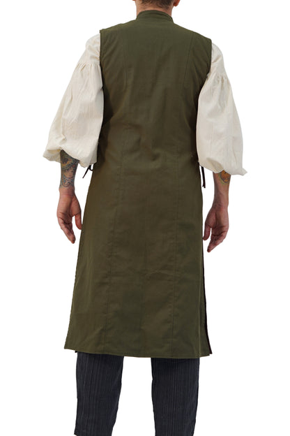 Medieval Duster - Green/Brown
