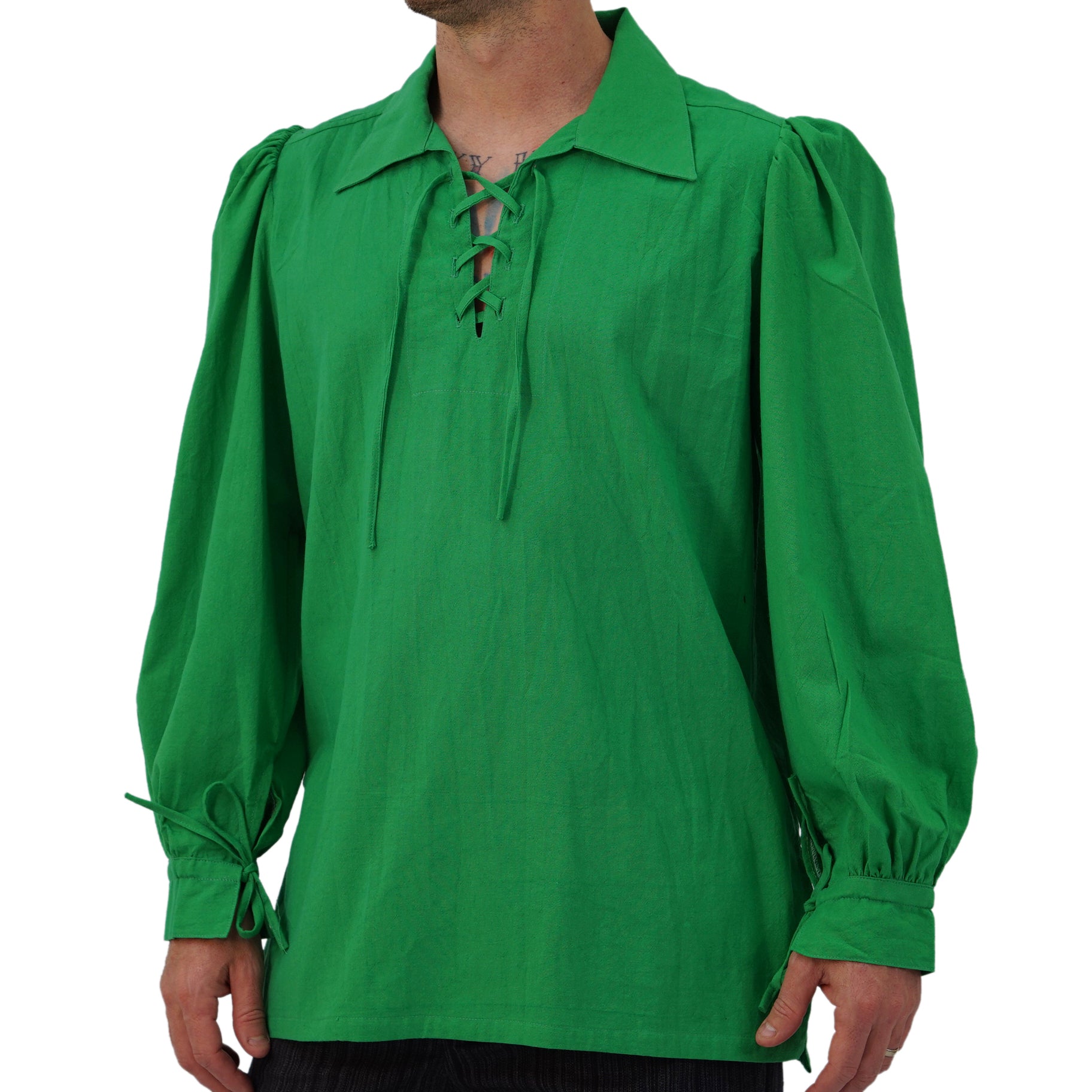 Merchant Shirt LS - Bright Celtic Green