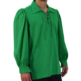 'Merchant Shirt'  - Bright Celtic Green