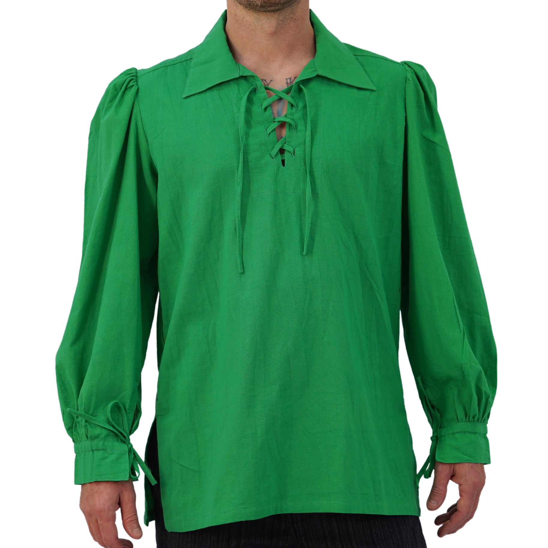 Merchant Shirt LS - Bright Celtic Green