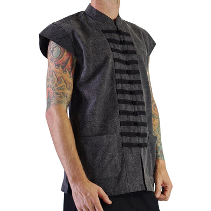 Naval Vest - Stonewashed Gray - zootzu