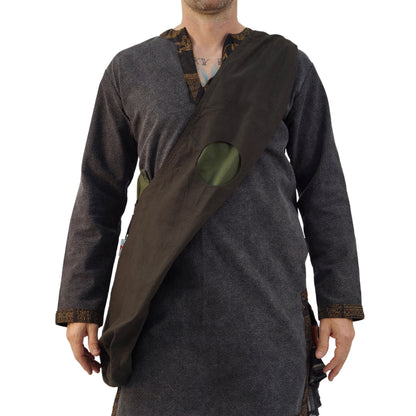 Monk Bag - Green/Brown
