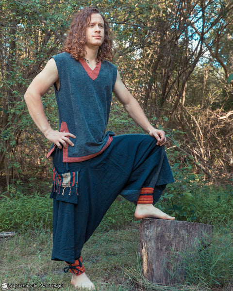 'Maverick Pants' - Harem - Black/Gray