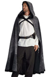 'Hooded Cloak' - Stone Grey/Black - zootzu