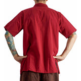 Renaissance Shirt, Short Sleeves - RED - zootzu