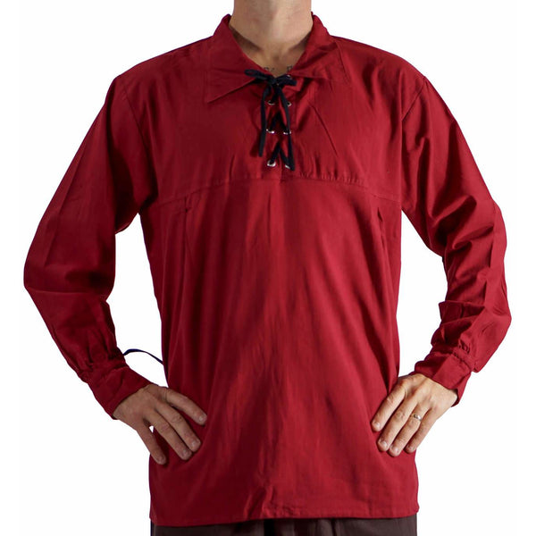 Renaissance Shirt - Red - zootzu