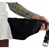 'Satchel' Leather Utility Belt  - Black - zootzu