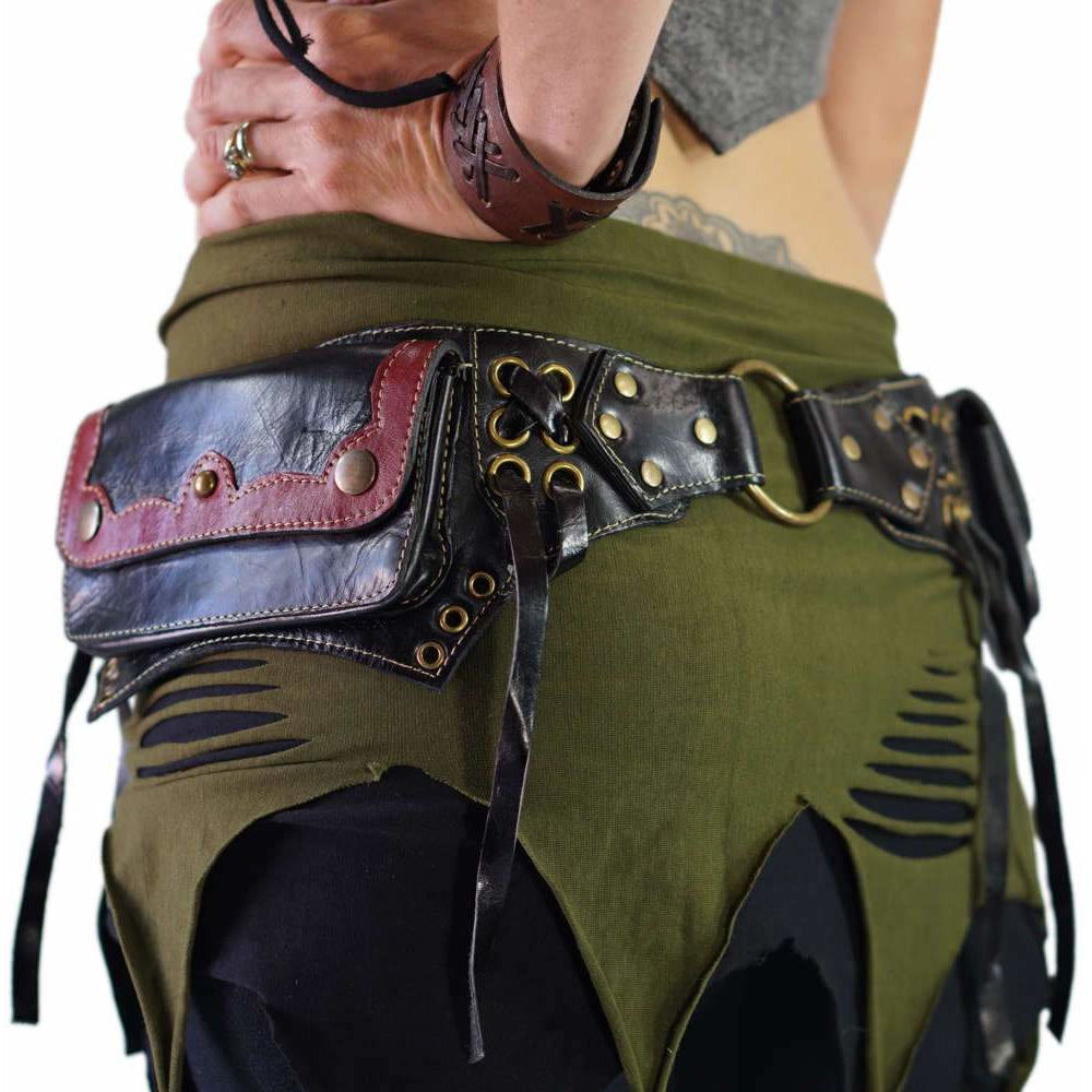 Lill Utility Belt - Black/Red – Zootzu Garb