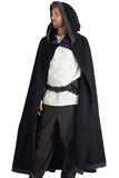 'Hooded Cloak' - Black/Stone Gray - zootzu