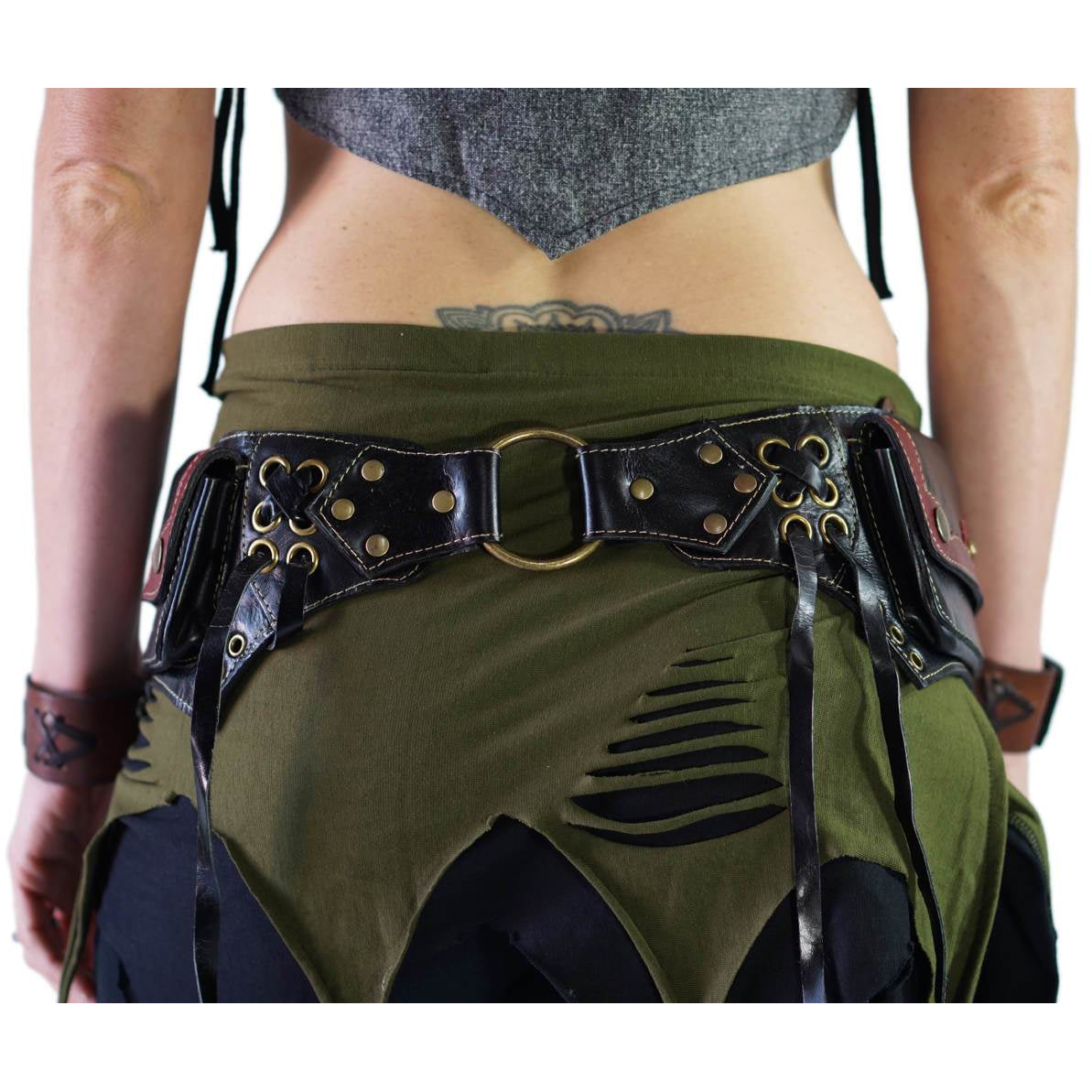Lill Utility Belt - Black/Red – Zootzu Garb