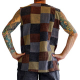 'Freeman' Medieval Shirt, Sleeveless - Patchwork - zootzu