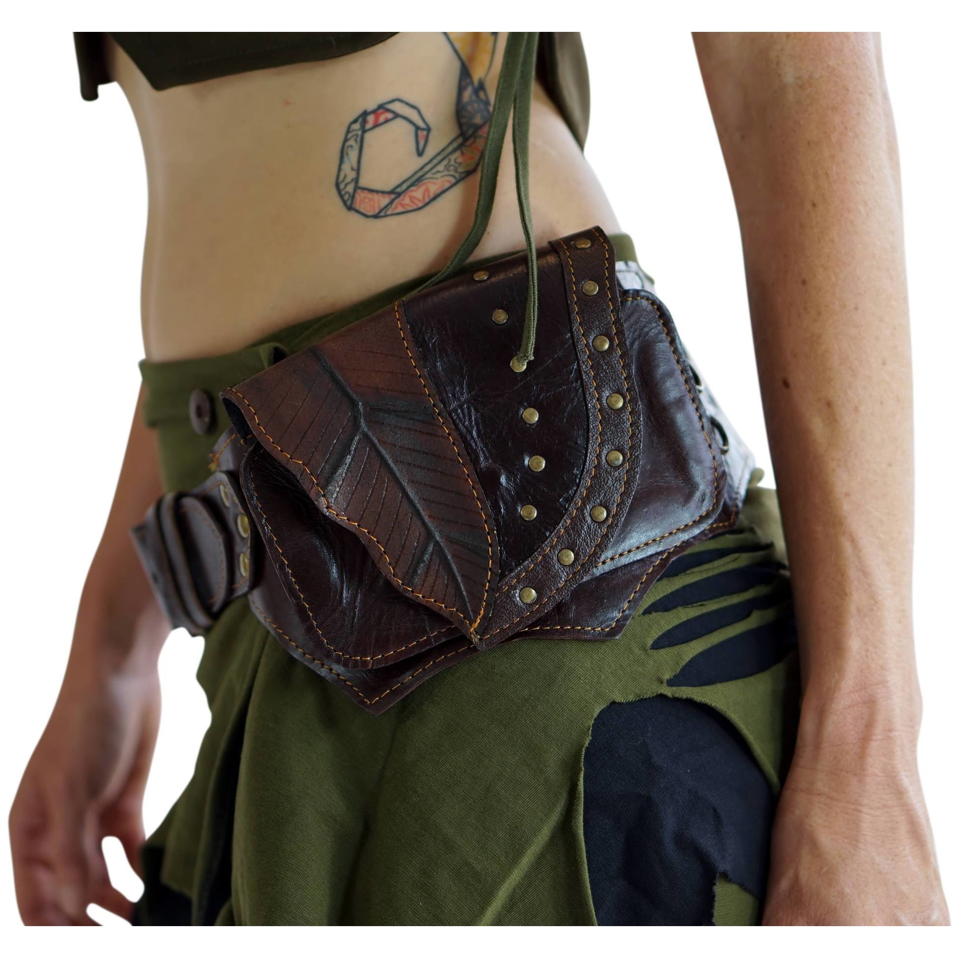 Double Leaf Utility Belt- Brown – Zootzu Garb