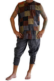 'Freeman' Medieval Shirt, Sleeveless - Patchwork - zootzu