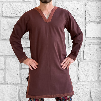 Viking Tunic LS - Dark Brown