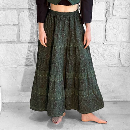Nomad Long Skirt - Green