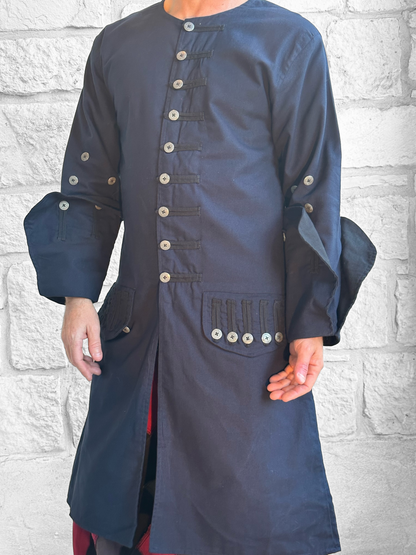 Pirate Jacket - Dark Blue/Black