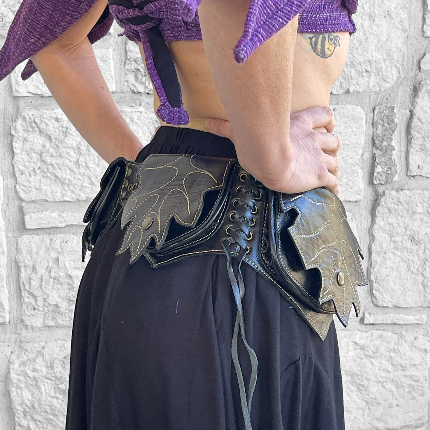 Utility Belt - Autumn Leaf - Black