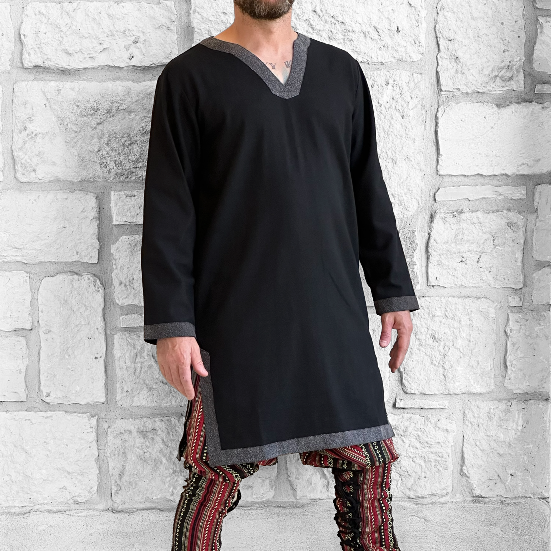 Viking Tunic LS - Black