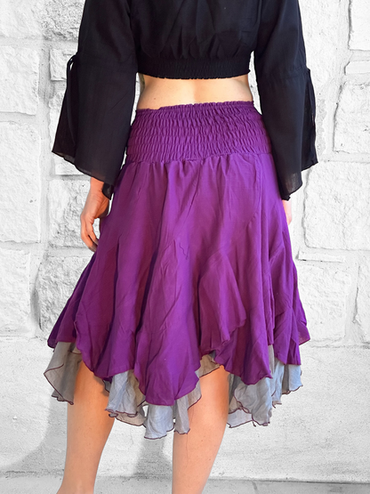 Willow Skirt - Purple with Underskirt