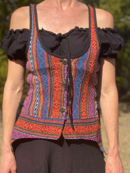 Long Petal Vest - Art Print