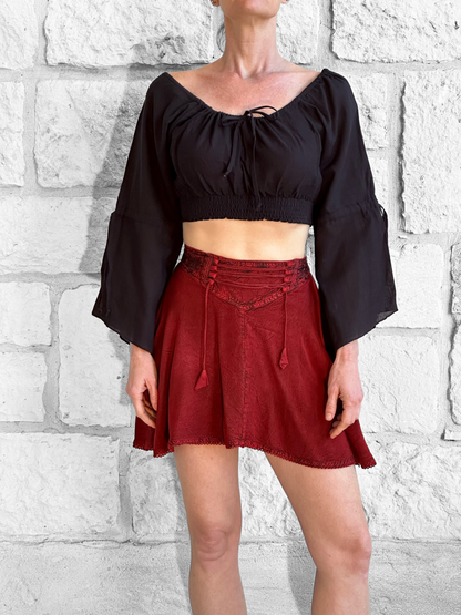 Pixie Skirt - Red