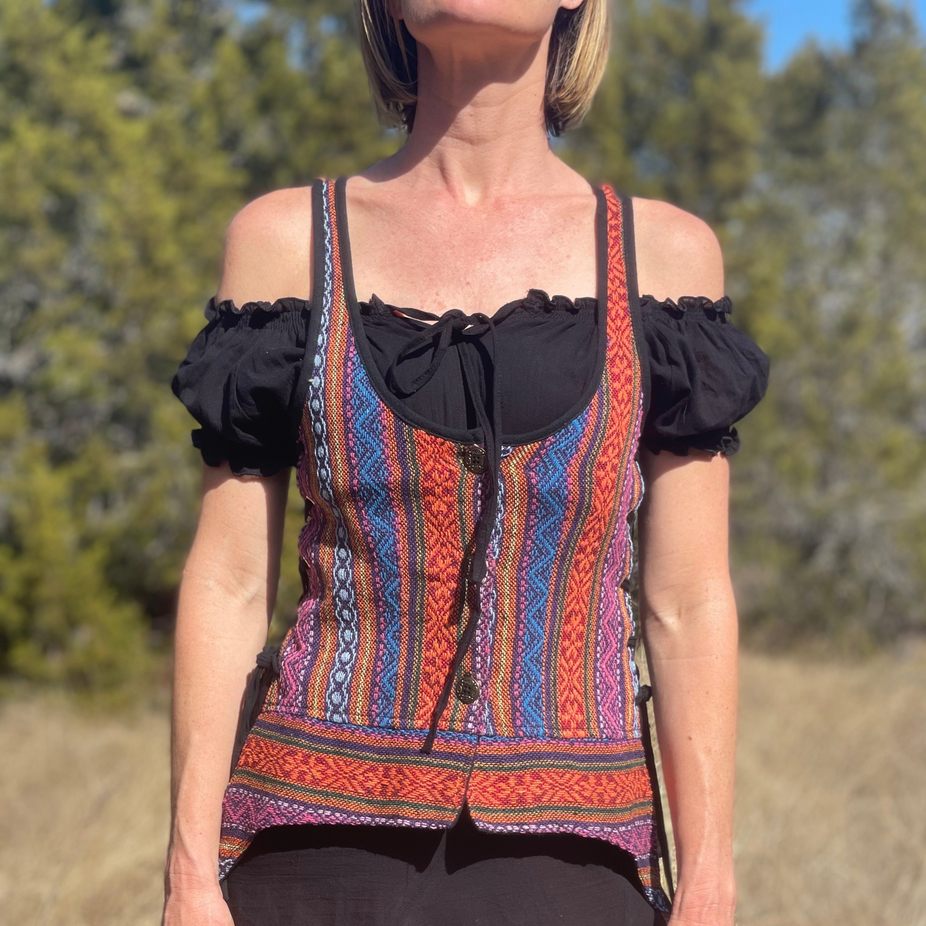 Long Petal Vest - Art Print