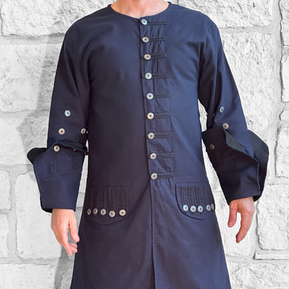 Pirate Jacket - Dark Blue/Black