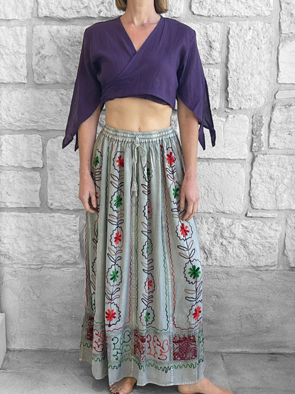 Wrap Around Top - Purple