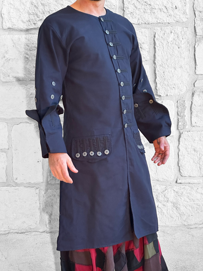 Pirate Jacket - Dark Blue/Black