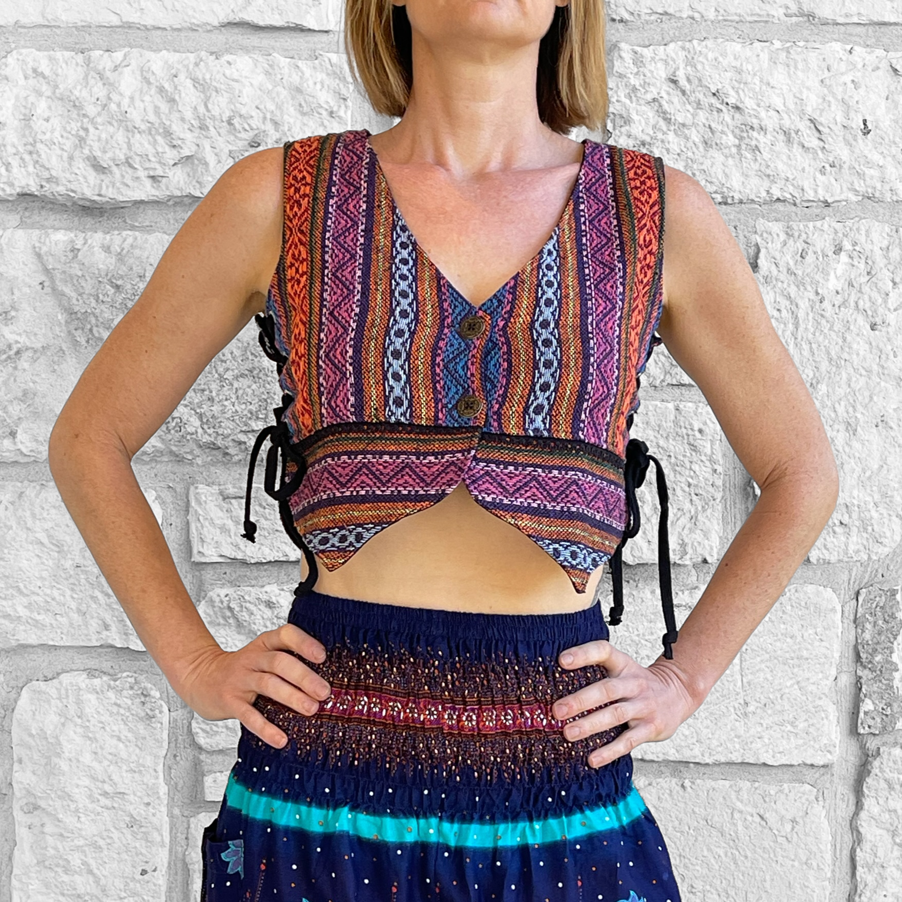 Petal Vest - Colorful