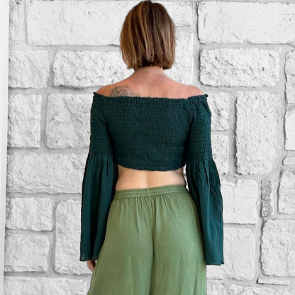 Pixie Shirt - Dark Green