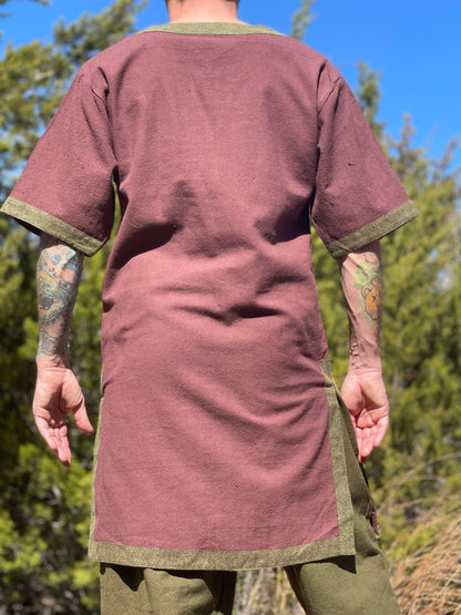 Viking Tunic SS - Brown/Green