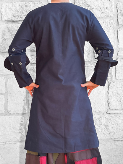 Pirate Jacket - Dark Blue/Black