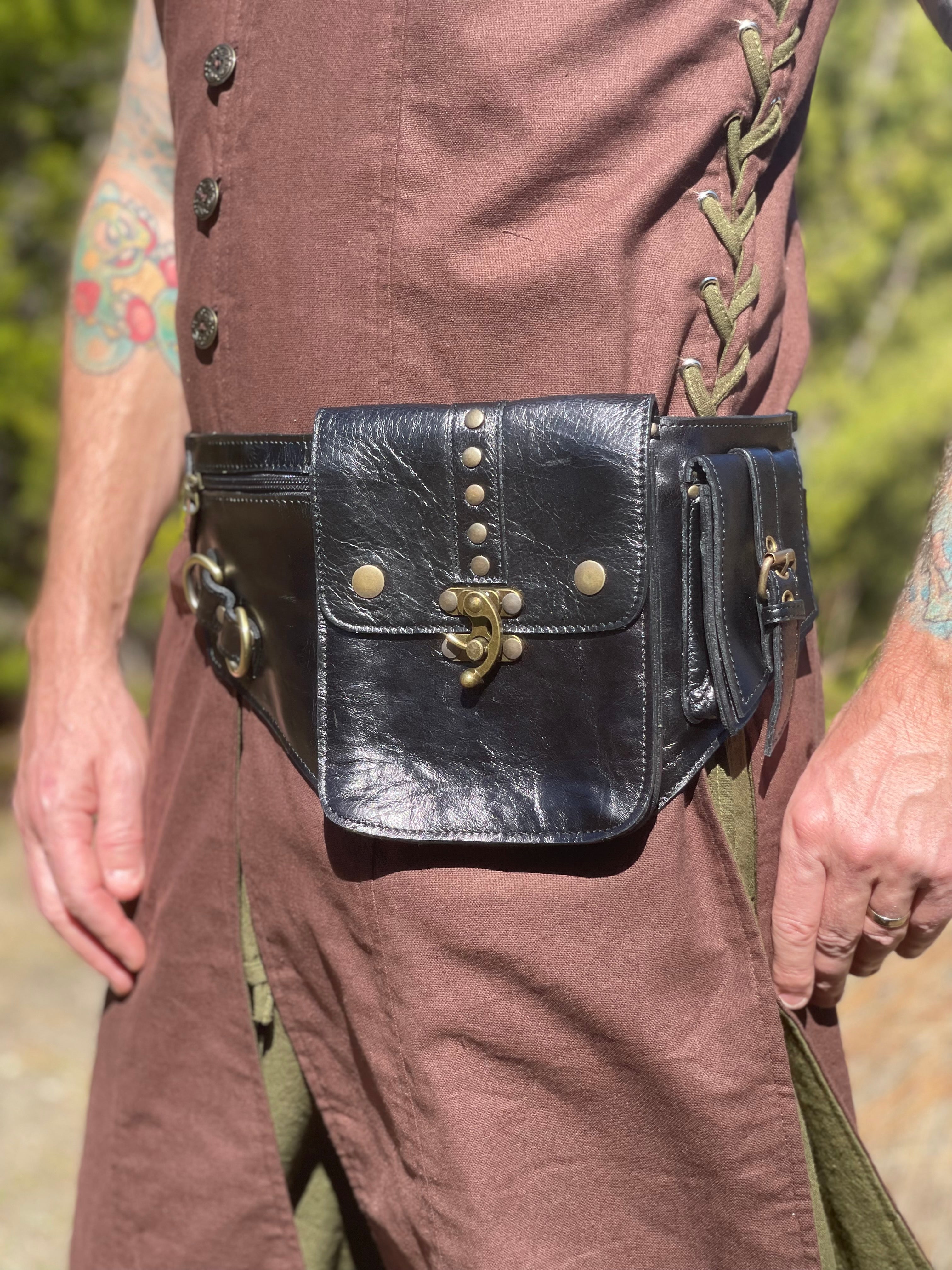 Satchel Utility Belt - Black – Zootzu Garb