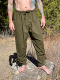 'Ankle Cuff' Medieval Pants - Green