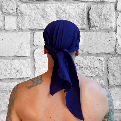 Pirate Bandana Hat - Dark Blue
