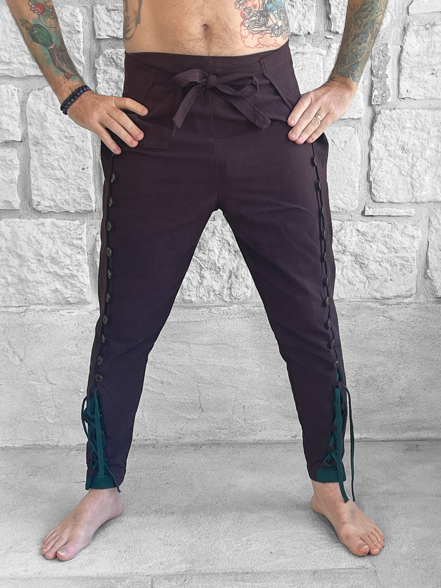 Navigator Pants - Brown/Green – Zootzu Garb