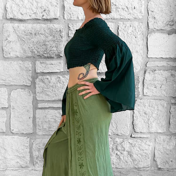Pixie Shirt - Dark Green
