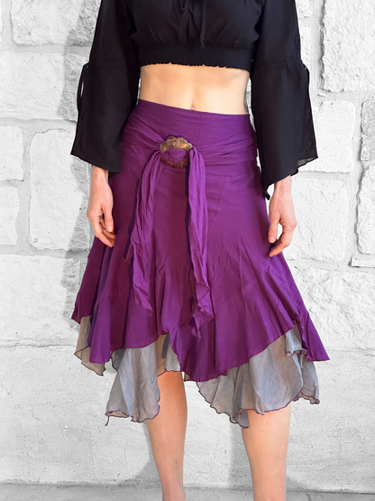 Willow Skirt - Purple with Underskirt