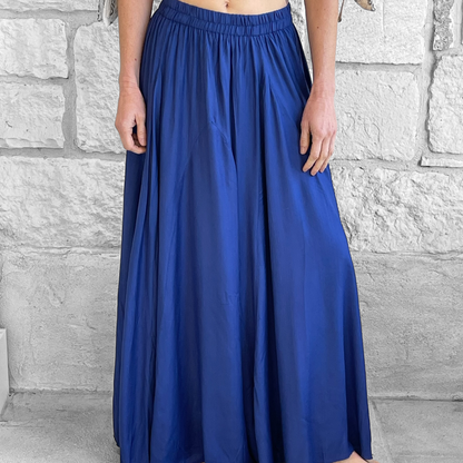 Sadie Skirt - Rayon Blue
