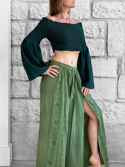 Pixie Shirt - Dark Green