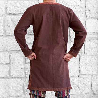 Viking Tunic LS - Dark Brown